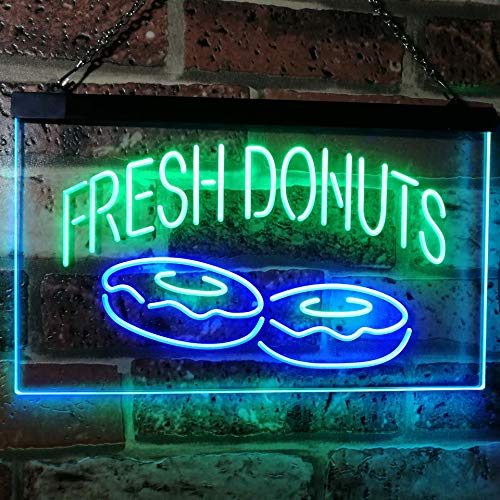 Fresh Donuts Dual Color Led Neon Sign
